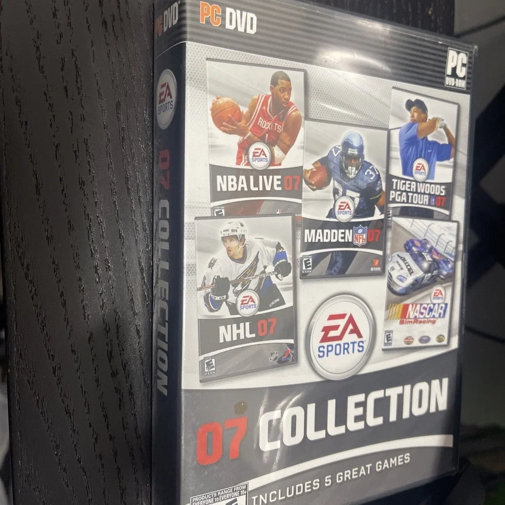 EA Sports 07 Collection (PC, 2007) NBA LIVE NHL MADDEN TIGER WOODS PGA No Nascar